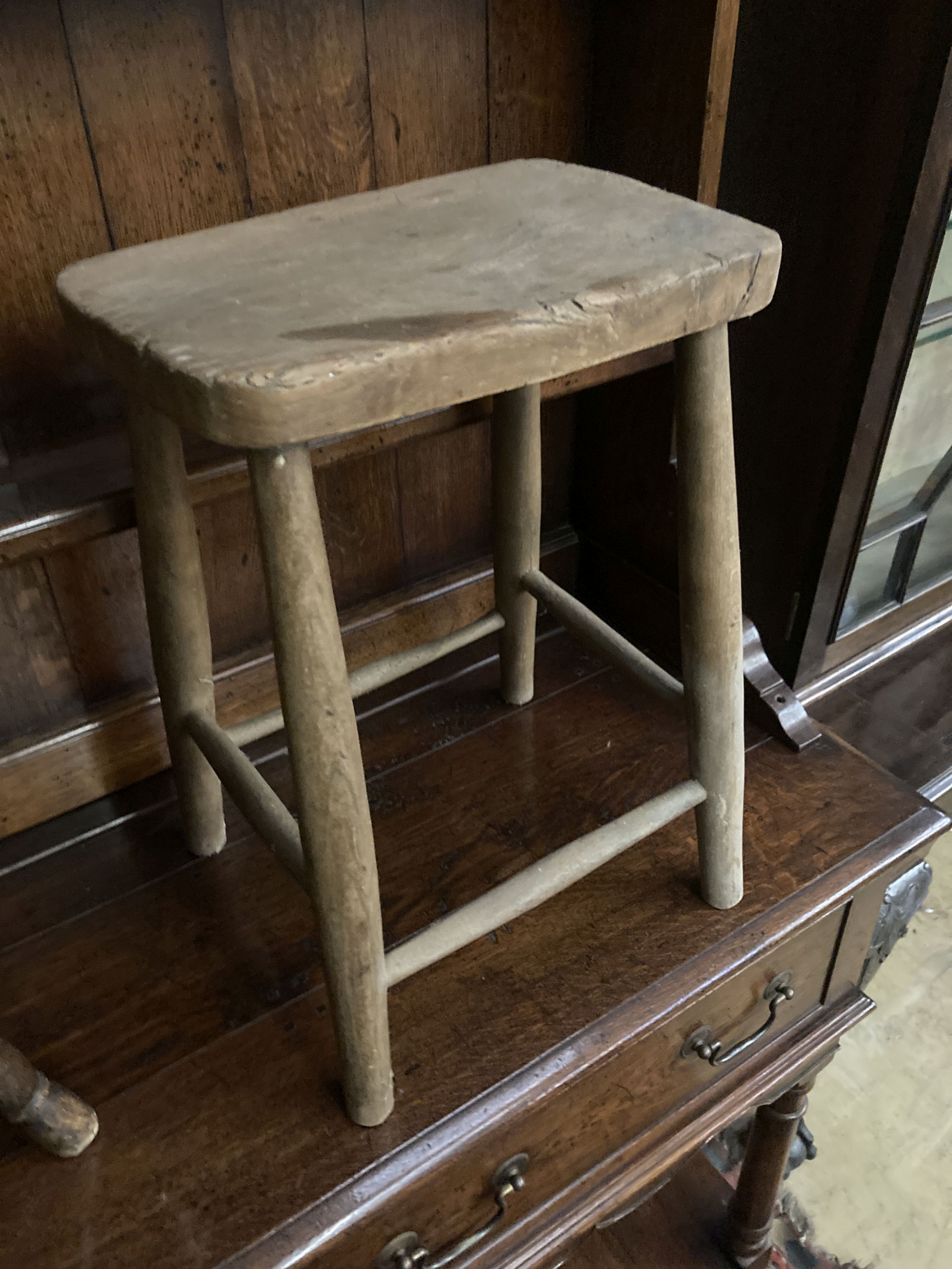 Three 19th century provincial stools